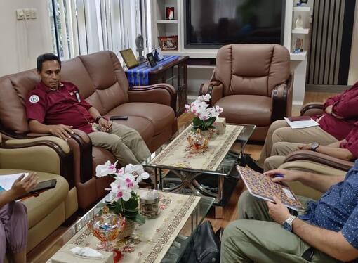PNCI Tim Evaluator MTR GEF 6 CFI Indonesia Mewawancarai Kepala PPN Ambon (14/11/2023)