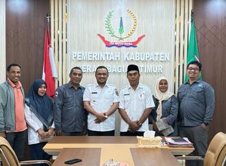Diskusi dan koordinasi Tim PMU GEF 6 CFI Indonesia  bersama Bupati Seram Bagian Timur Fachri Husni Alkatiri, Lc., M.Si  dalam rangka penguatan implementasi Sasi-Co Management, Bula-SBT (28/8/2025) 