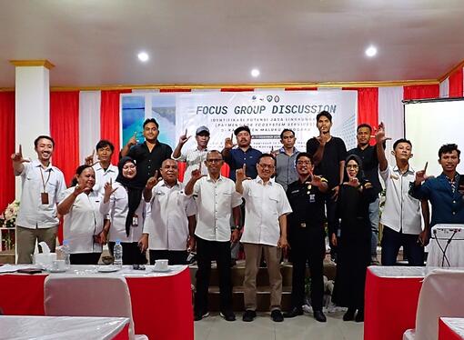 Focus Group Discussion (FGD) dalam rangka Identifikasi Potensi Jasa Lingkungan (Payment for Ecosystem Services) di Kabupaten Maluku Tenggara difasilitasi melalui pendanaan hibah GEF 6 CFI Indonesia (10-11/12/2024).