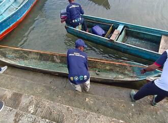 Pengukuran Kapal Perikanan di Ohoi Letvuan Maluku Tenggara