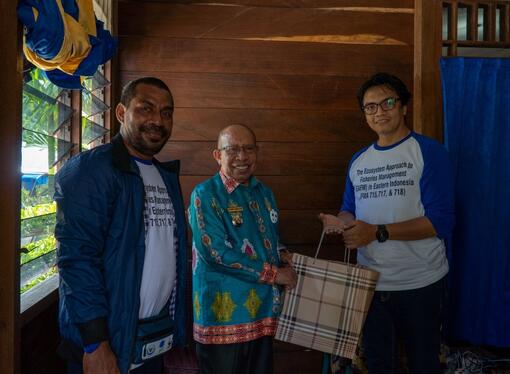 Kepala Dinas Perikanan Kabupaten Seram Bagian Timur, Maluku Ramli Sibualamo mengapresiasi sosialisasi yang dilakukan KKP bersama GEF 6 CFI